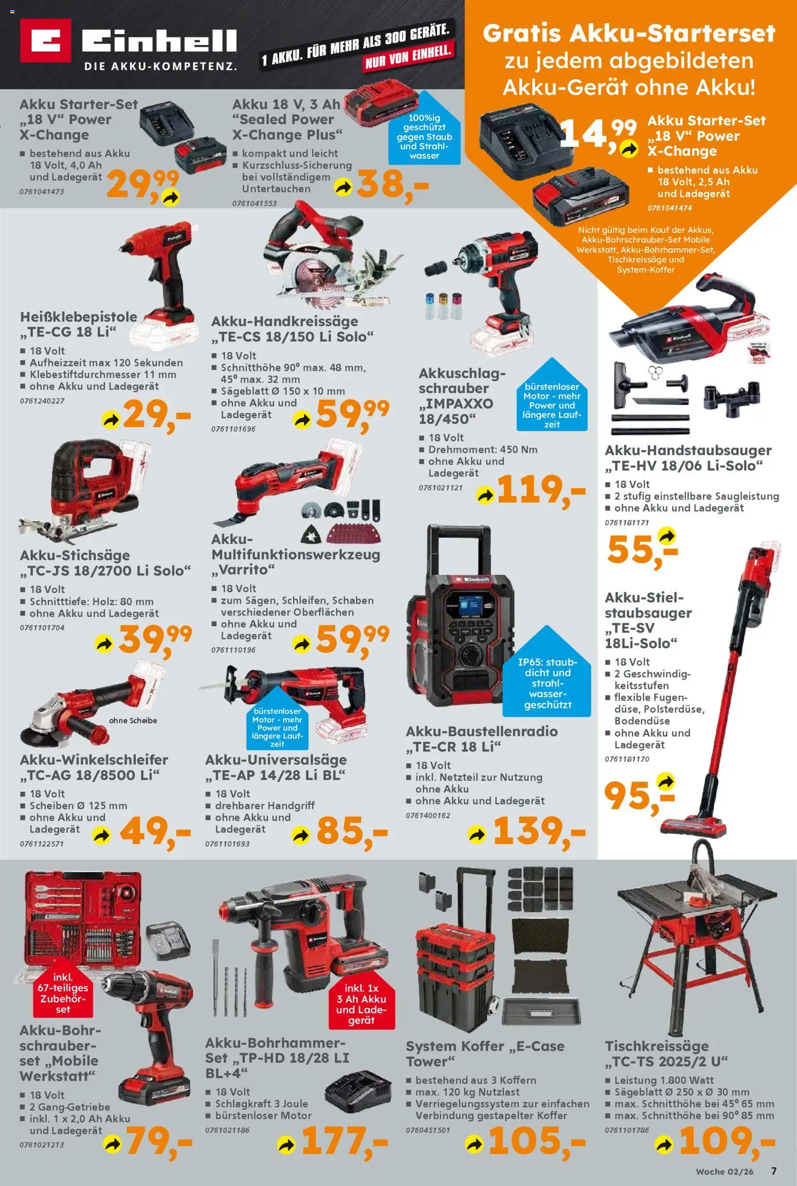 Globus Baumarkt prospekt Schweinfurt – gültig ab 05.01.2026 | Seite: 7 | Produkte: Staubsauger, Wasser, Netzteil, Ladegerät