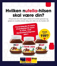 Bordershop - Print din egen nutella-hilsen gyldig fra 19.03.2026