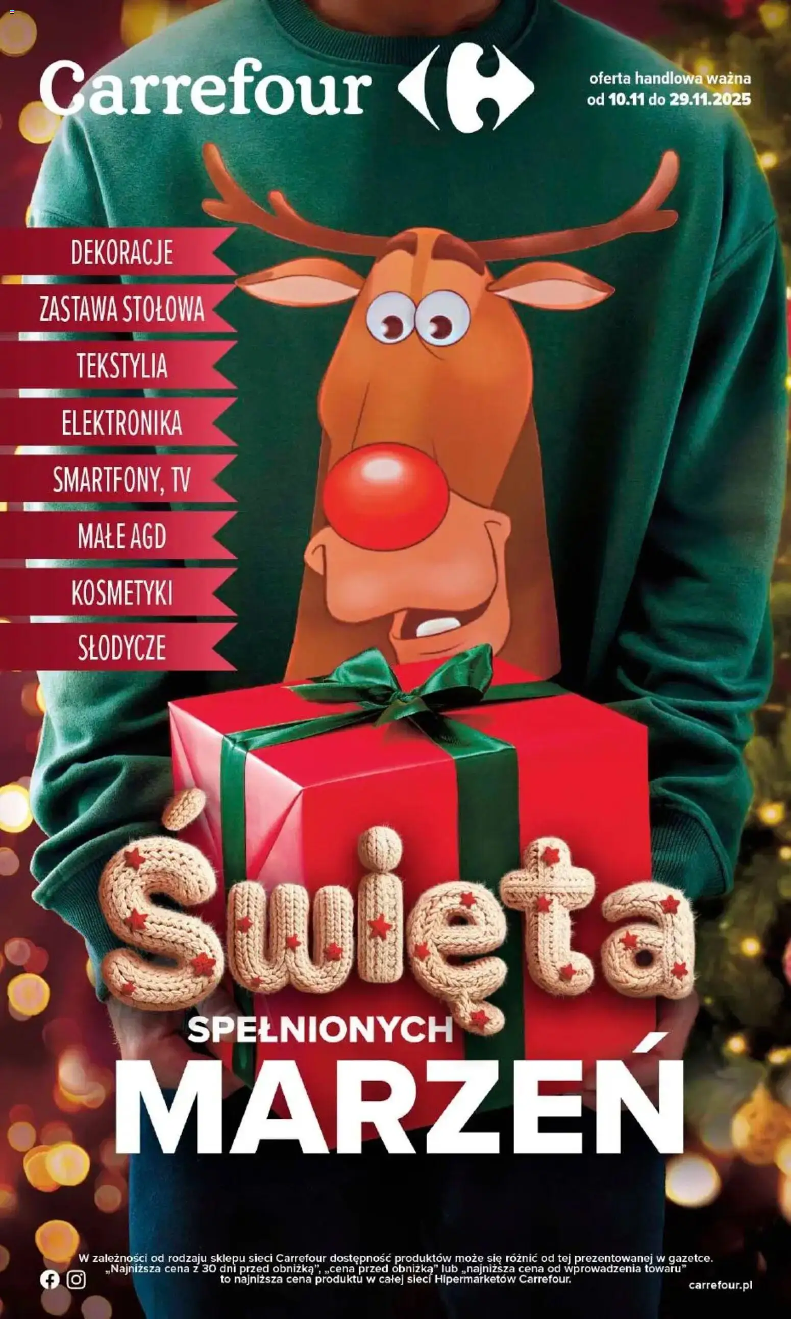 Carrefour Gazetka - Święta spełnionych marzeń od 10.11.2025 | Strona: 2 | Produkty: Słodycze, Kosmetyki, Tekstylia
