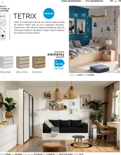 Pogląd oferty "Black Red White Gazetka - Katalog rodzinnych wnętrz" - ważna od 24.05.2024 | Strona: 119 | Produkty: Łóżko, Szafka nocna, Toaletka