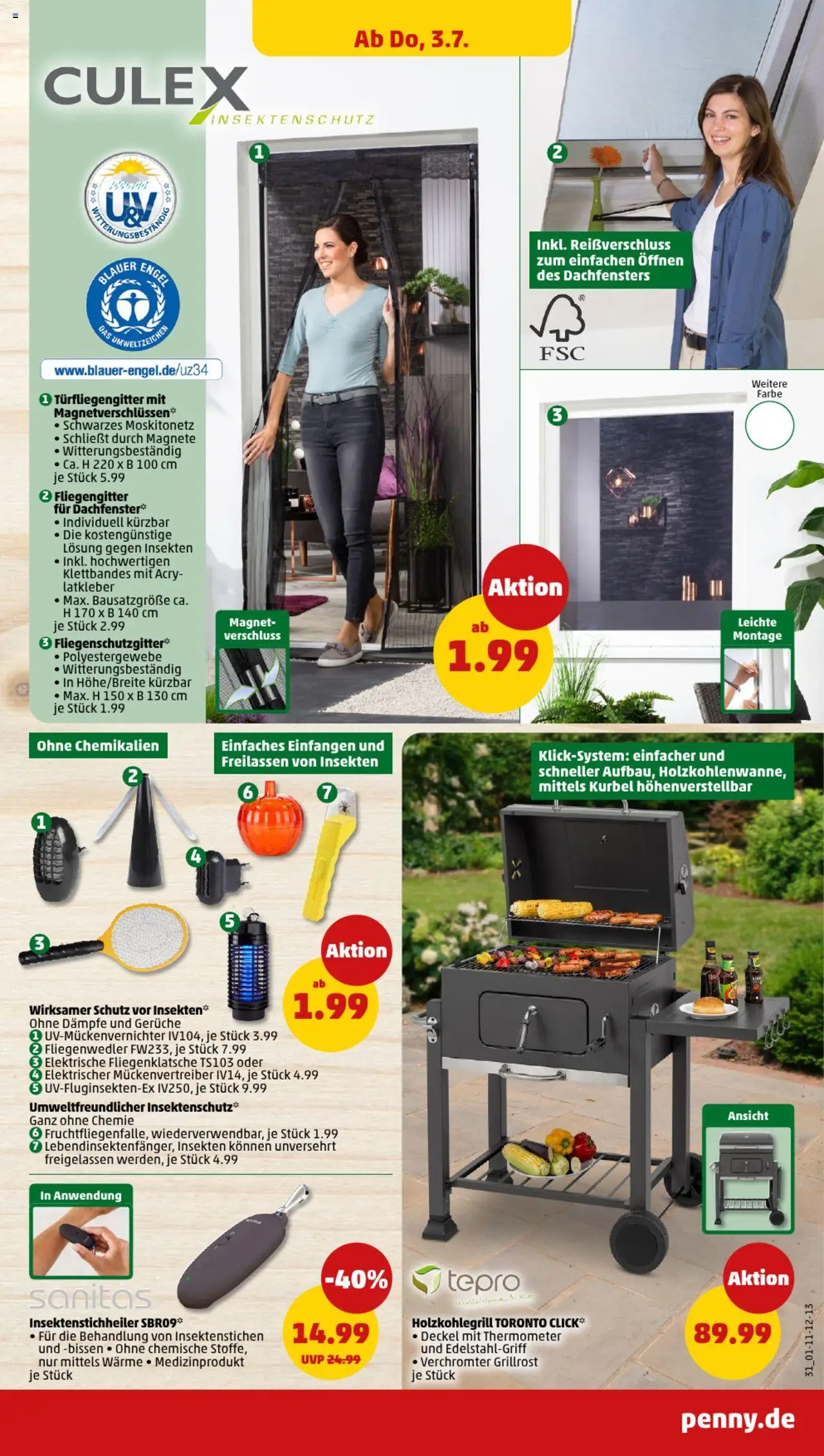 Penny Prospekt 	 - gültig ab dem 30.06.2025 | Seite: 31 | Produkte: Grill, Thermometer