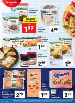 Lidl - Maribor │ velja od 10.07.2025 | Stran: 52 | Izdelki: Napolitanke, Keksi, Namaz, Cips