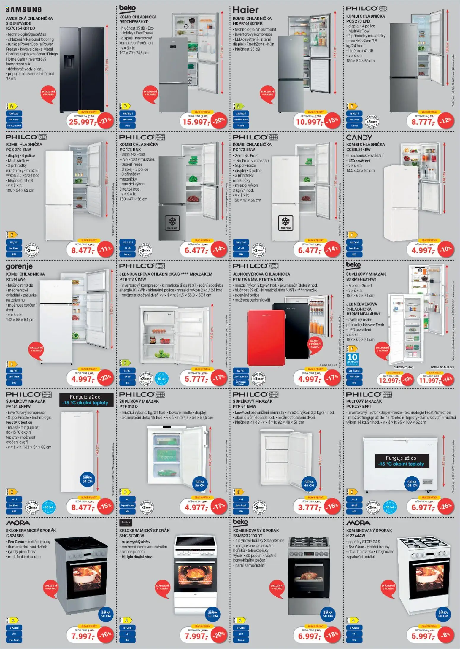 Planeo Elektro Black Friday od 07.11.2025 | Strana: 6 | Produkty: Chladnička, Trouba, Police, Zásuvka