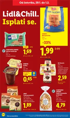VINDIJA Puding, 125 g, Čokolada ili vanilija - Pregled kataloga iz trgovine Lidl, vrijedi od 26.01.2026 | Stranica: 48