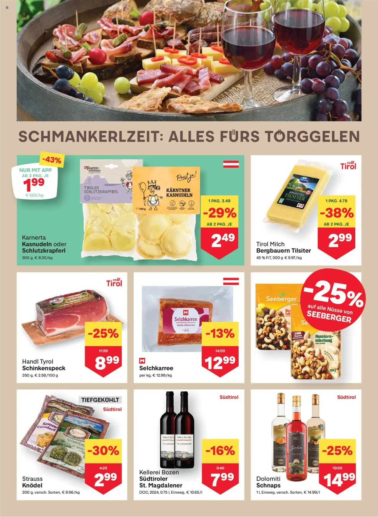 MPREIS Tirol gültig ab 02.10.2025 | Seite: 11 | Produkte: Nüsse, Milch