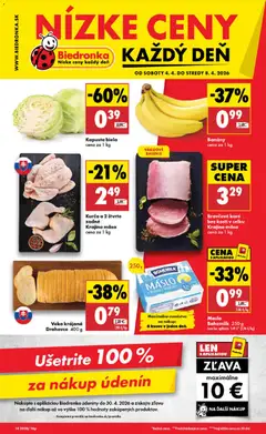 Biedronka leták platný od 04.04.2026