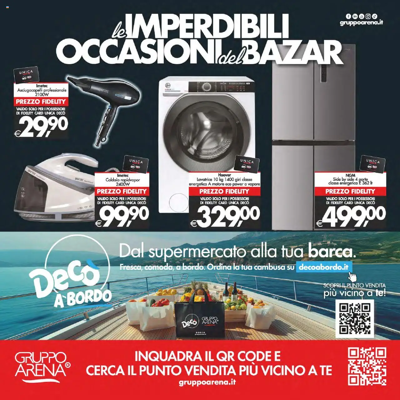Volantino Decò del 22.08.2025 | Pagina: 32 | Prodotti: Tè, Caldaia, Lavatrice, Asciugacapelli