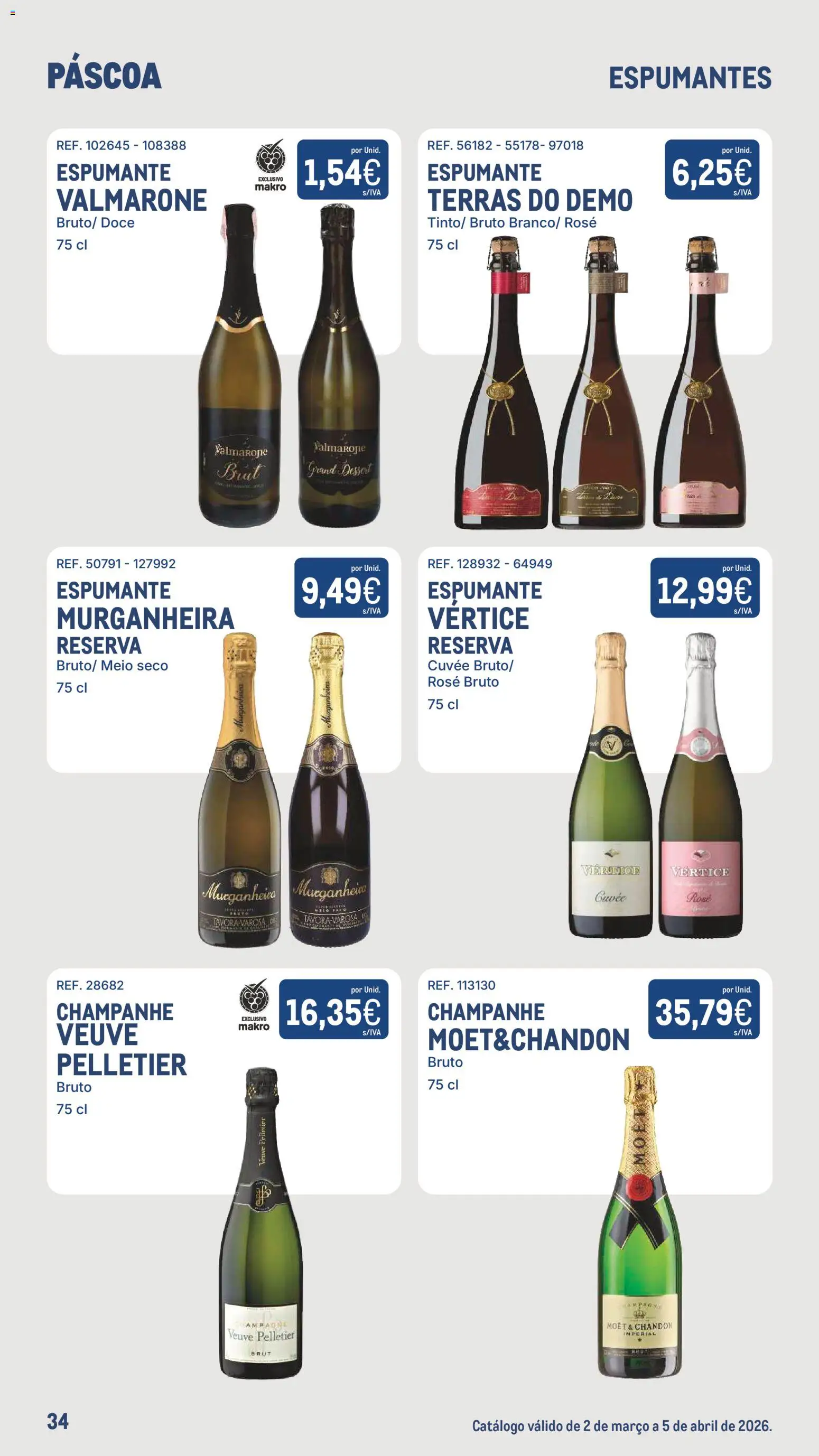 Makro - Especial Páscoa │ válido de 02.03.2026 | Página: 34 | Produtos: Espumante