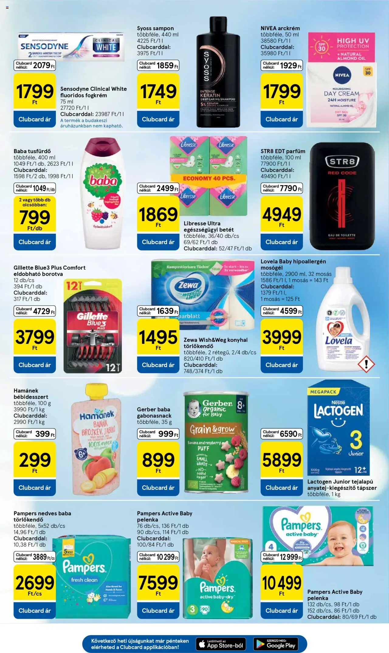Tesco akciós ujság - amely érvényes a következő dátumtól: 09.10.2025 | Oldal: 9 | Termékek: Mosógél, Sampon, Puff, Só