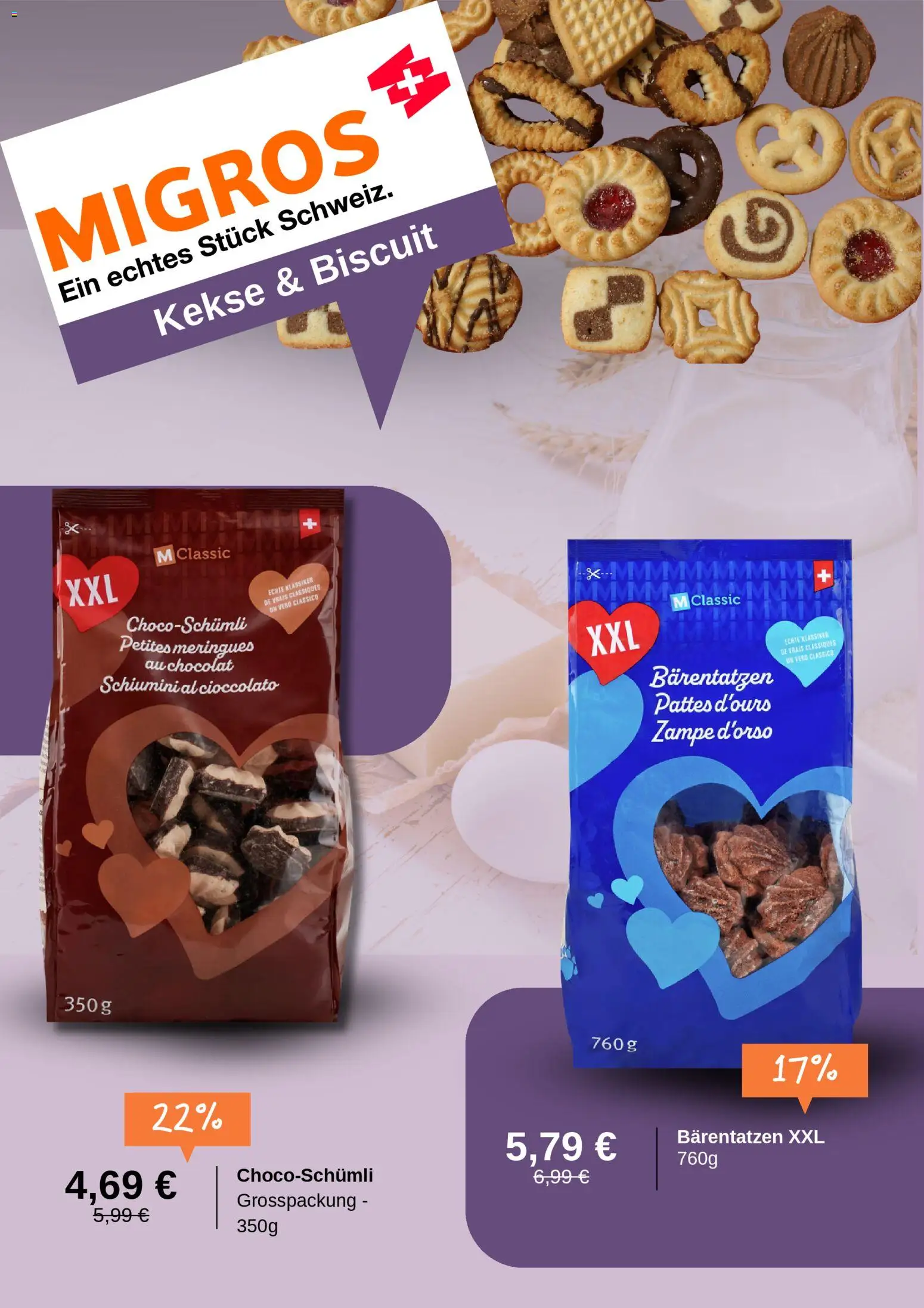 Migros Prospekt 	 – gültig ab 31.03.2026 | Seite: 4 | Produkte: Kekse