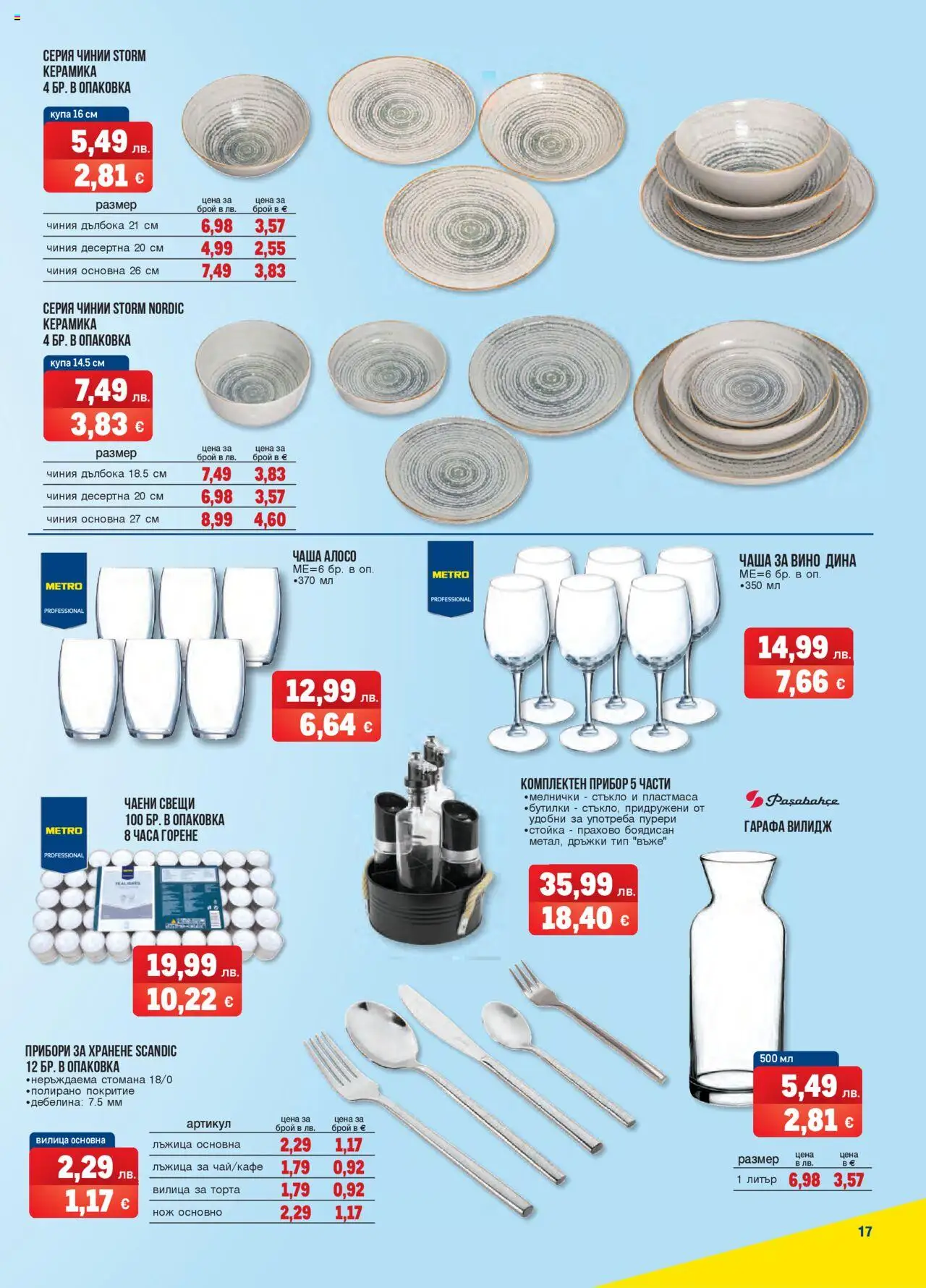  | Страница: 17 | Продукти: Прибори, Чиния, Вино, Торта
