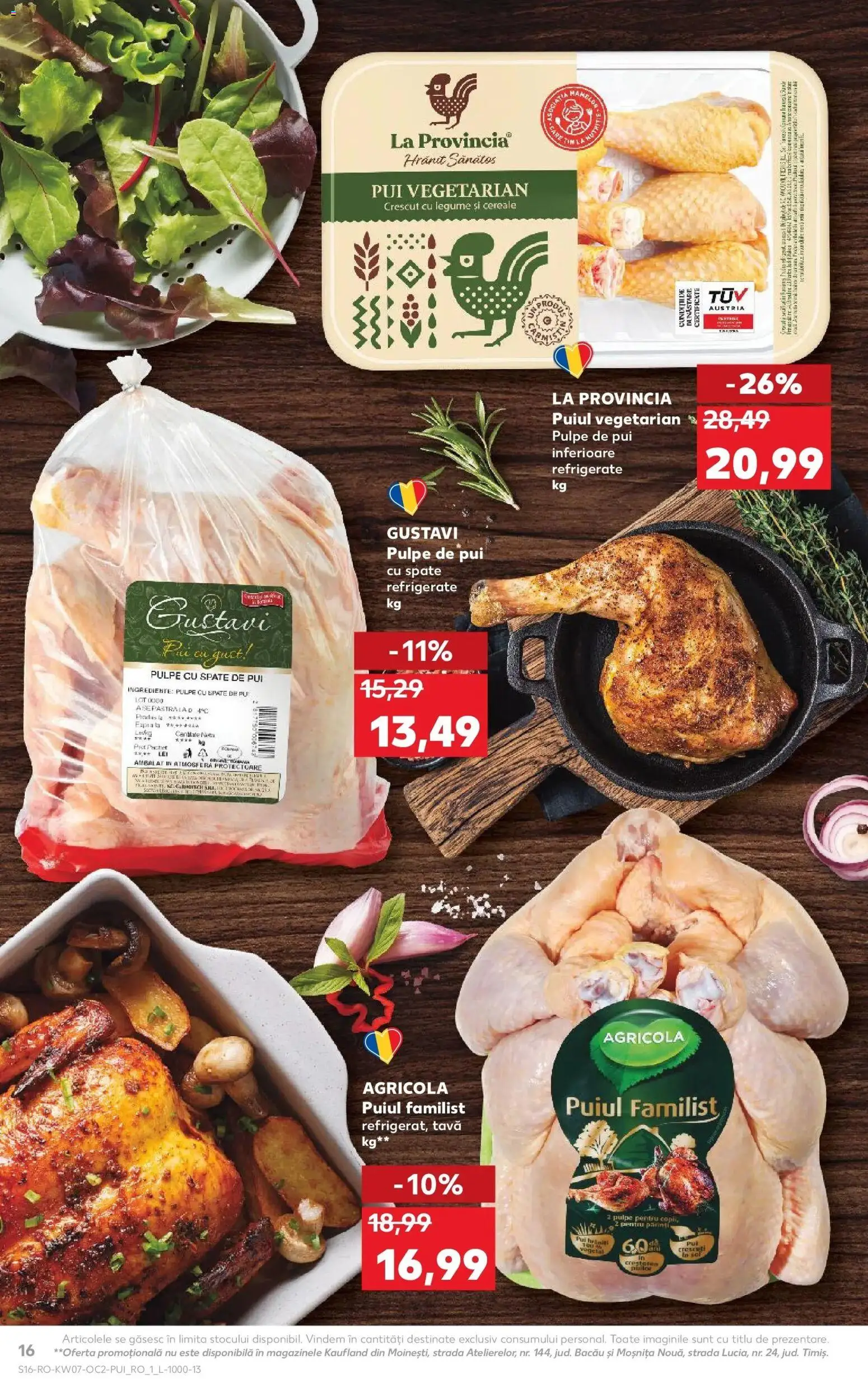 Noul catalog Kaufland – valabil de la 11.02.2026 | Pagină: 16 | Produse: Pc, Hacıyatmaz Kedi Oyuncağı, Cereale, Legume