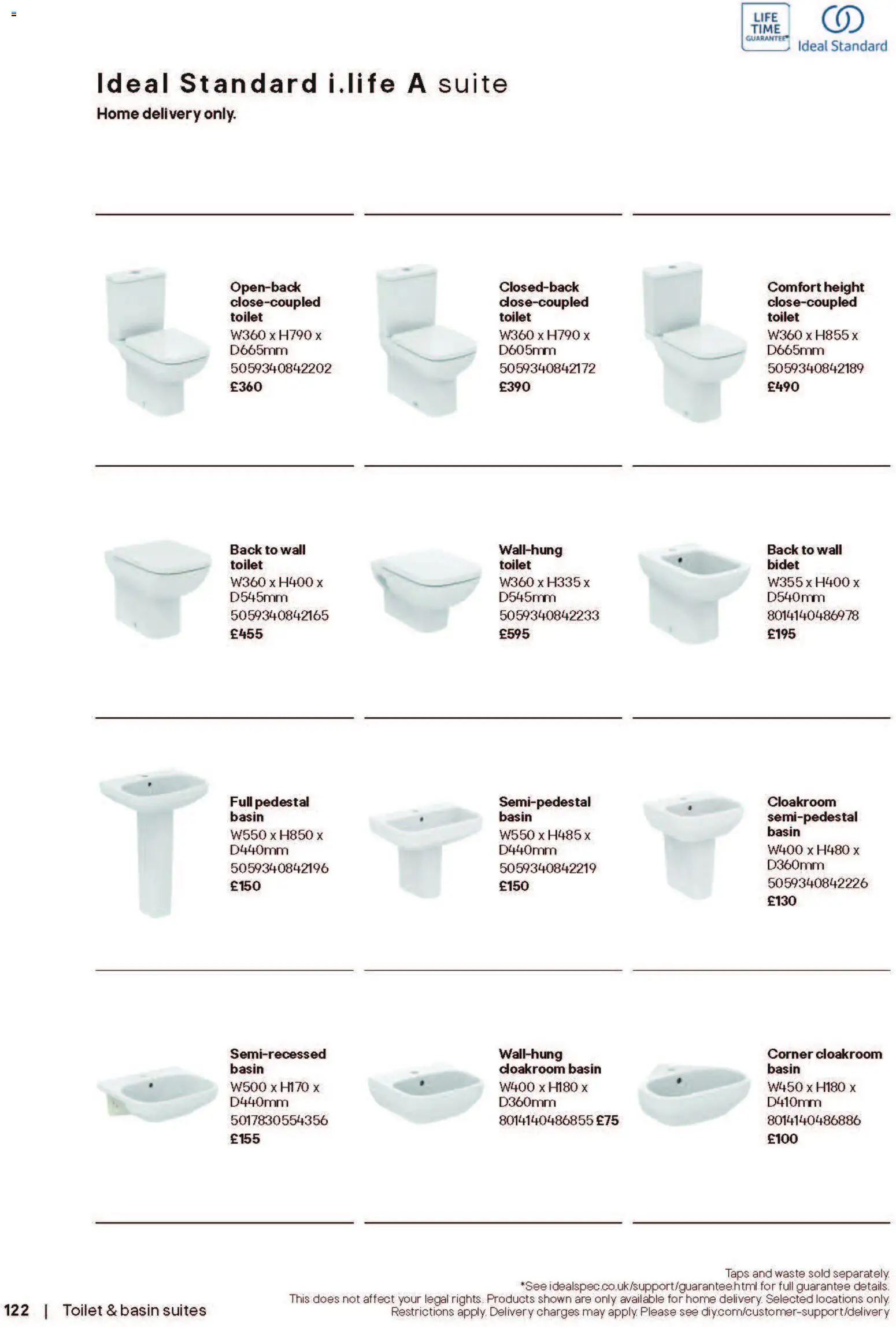 {H1} | Page: 122 | Products: Toilet