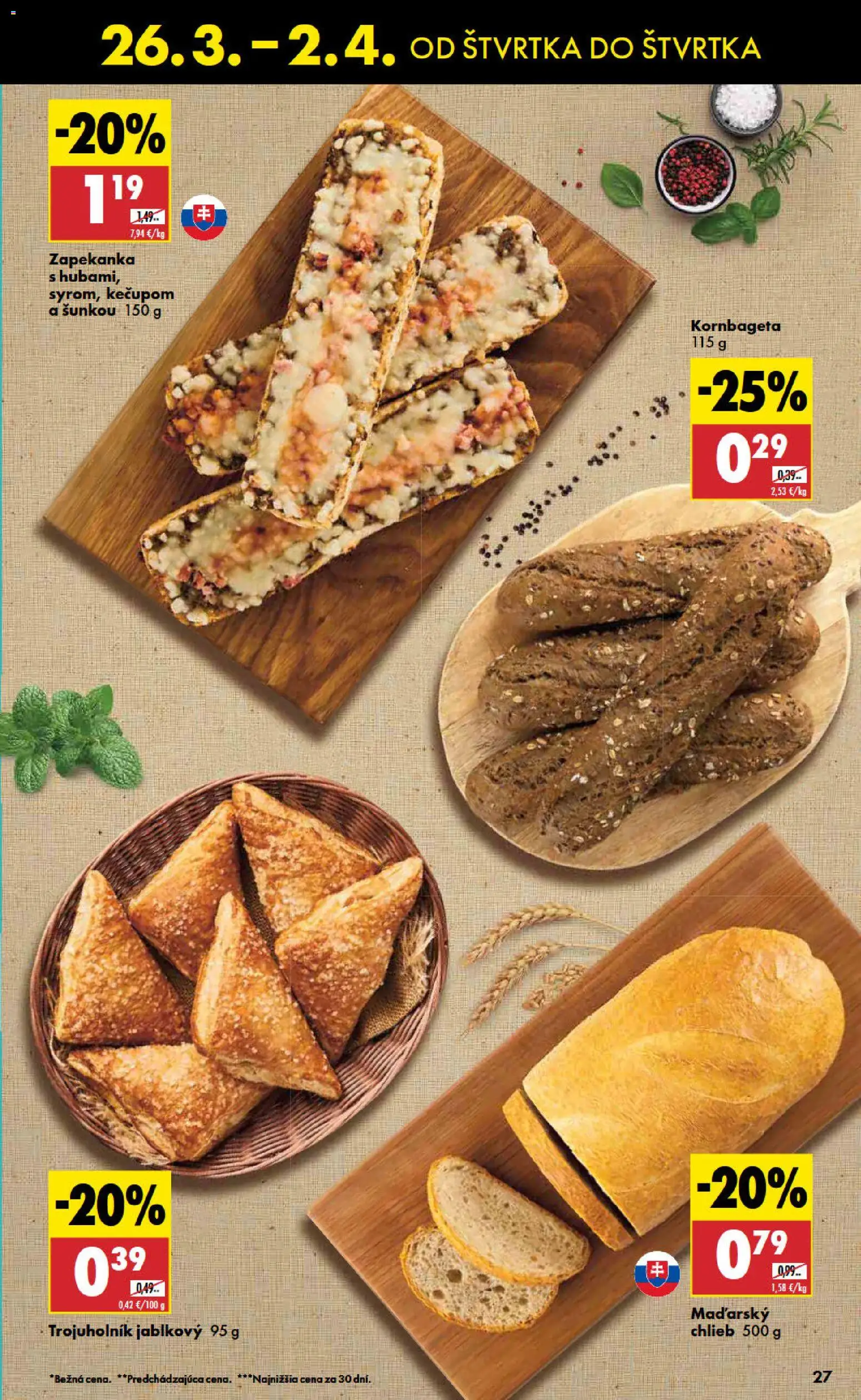 Nové Biedronka akcie – leták je platný od 26.03.2026 | Strana: 27 | Produkty: Chlieb