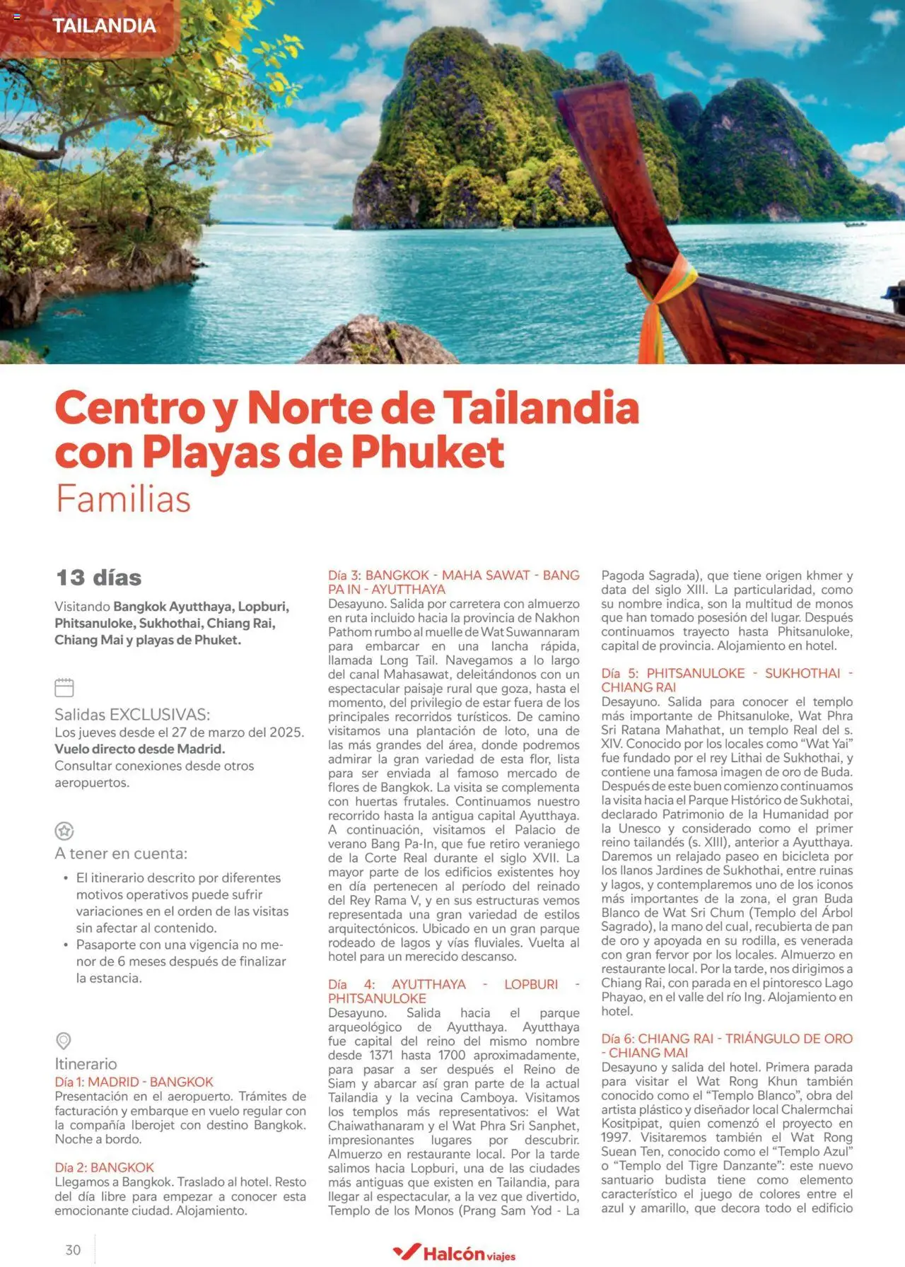 Halcón Viajes Asia 2025  │ válido desde el 15.11.2024 | Página: 30 | Productos: Bicicleta, Pan