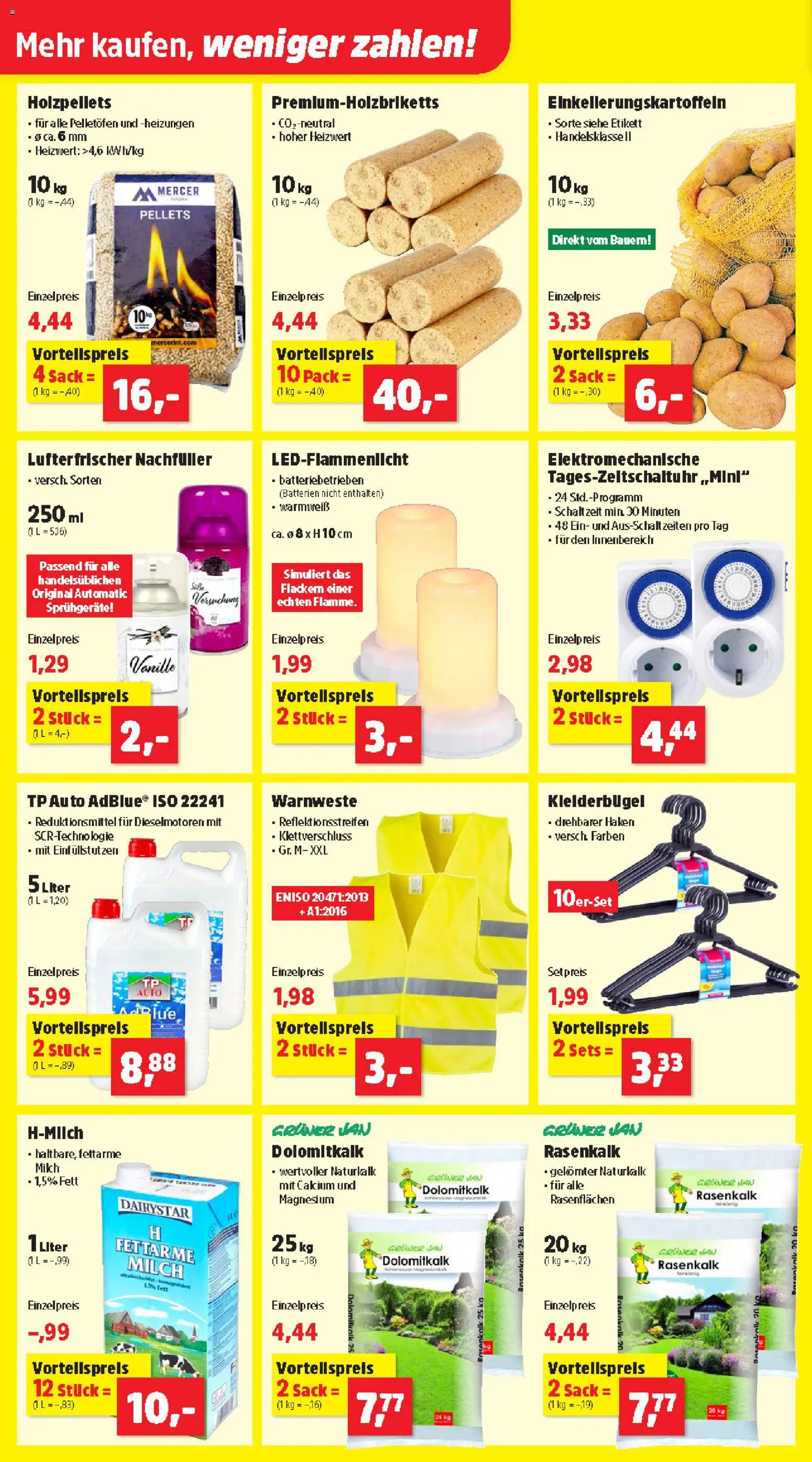 Thomas Philipps Flugblatt gültig ab 27.10.2025 | Seite: 14 | Produkte: Kleiderbügel, Milch