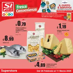 Anteprima del volantino Sì con Te Superstore catalogo valido a partire dal 26.02.2026