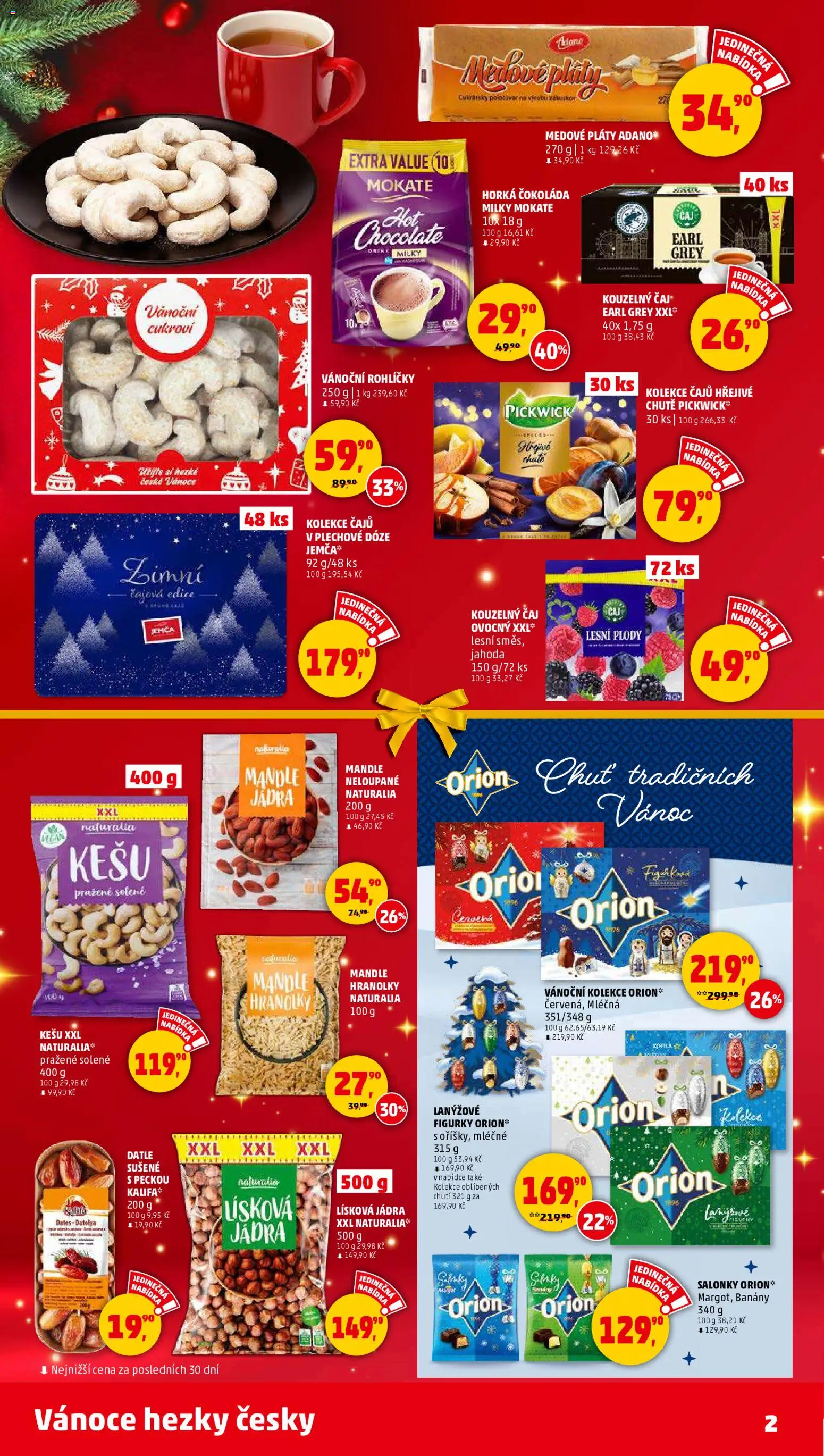 Penny Market katalog od 27.11.2025 | Strana: 2 | Produkty: Mokate, Hranolky, Figurky, Mandle