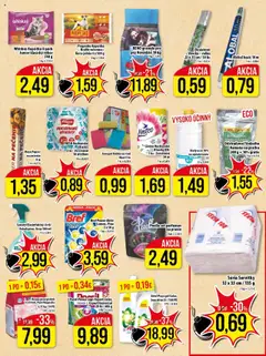 Nové Klas akcie – leták je platný od 16.09.2025 | Strana: 20 | Produkty: Hubka, Ariel, Bonux, Grep