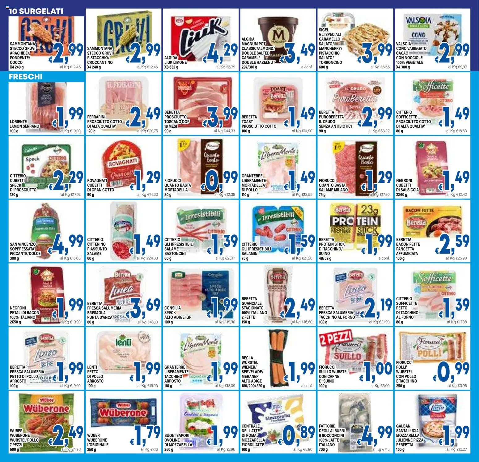 Volantino DEM del 07.04.2026 | Pagina: 10 | Prodotti: Bresaola, Suino, Tacchino, Latte