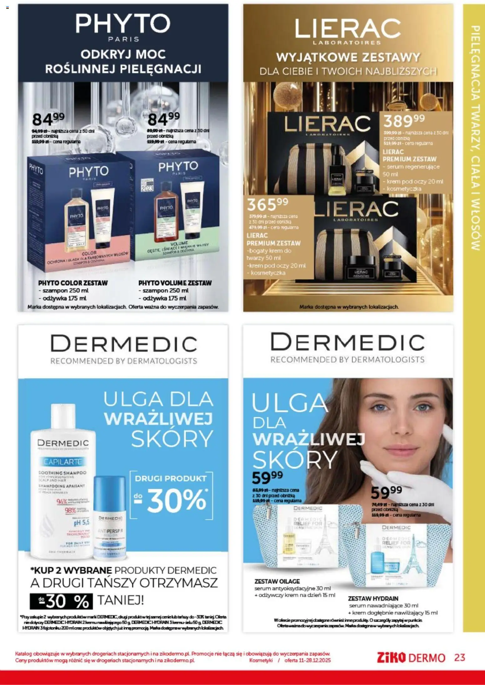 Ziko Gazetka od 11.12.2025 | Strona: 23 | Produkty: Kosmetyki, Szampon, Odżywka, Krem