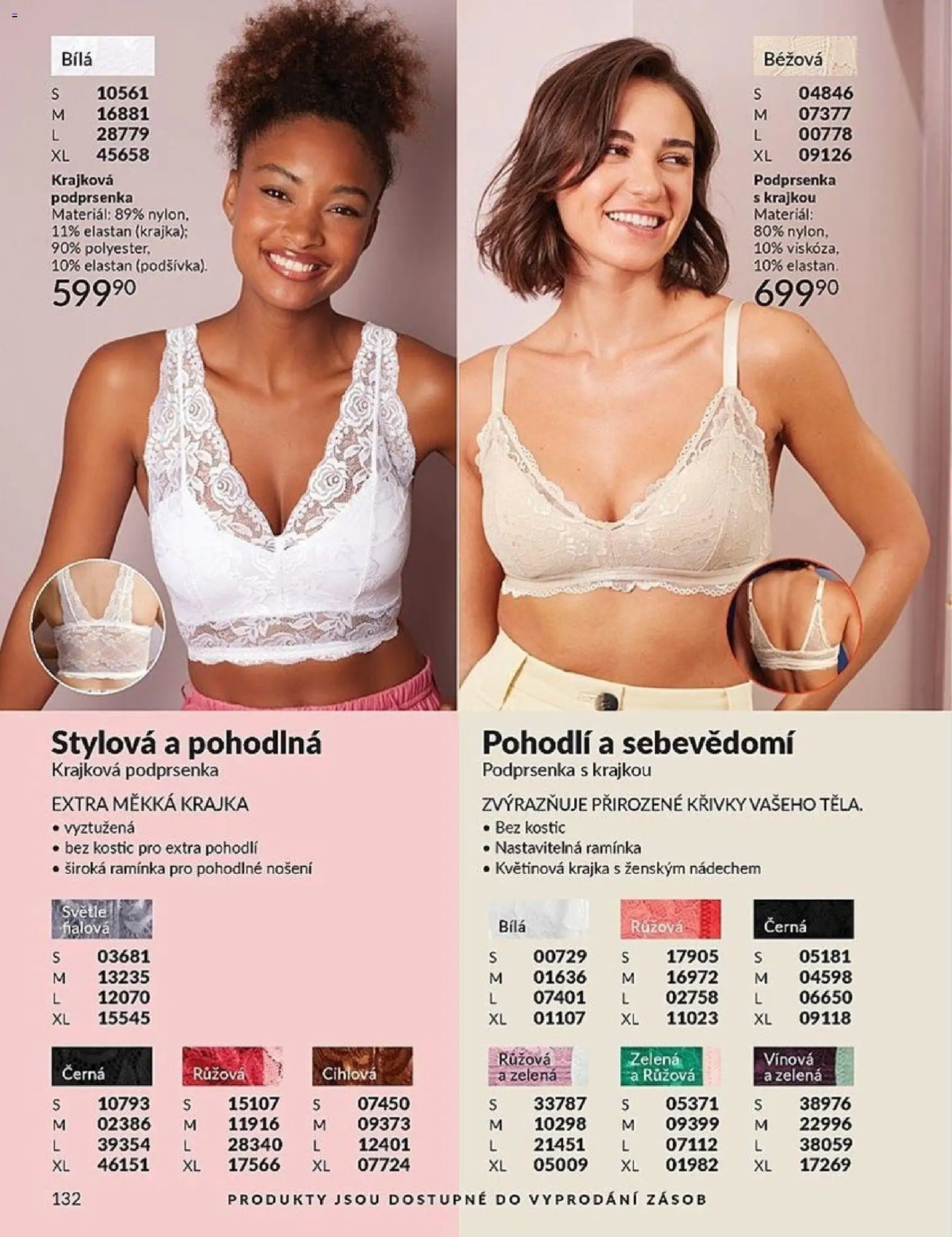 Avon katalog 2/2026 od 01.02.2026 | Strana: 132 | Produkty: Ramínka, Podprsenka