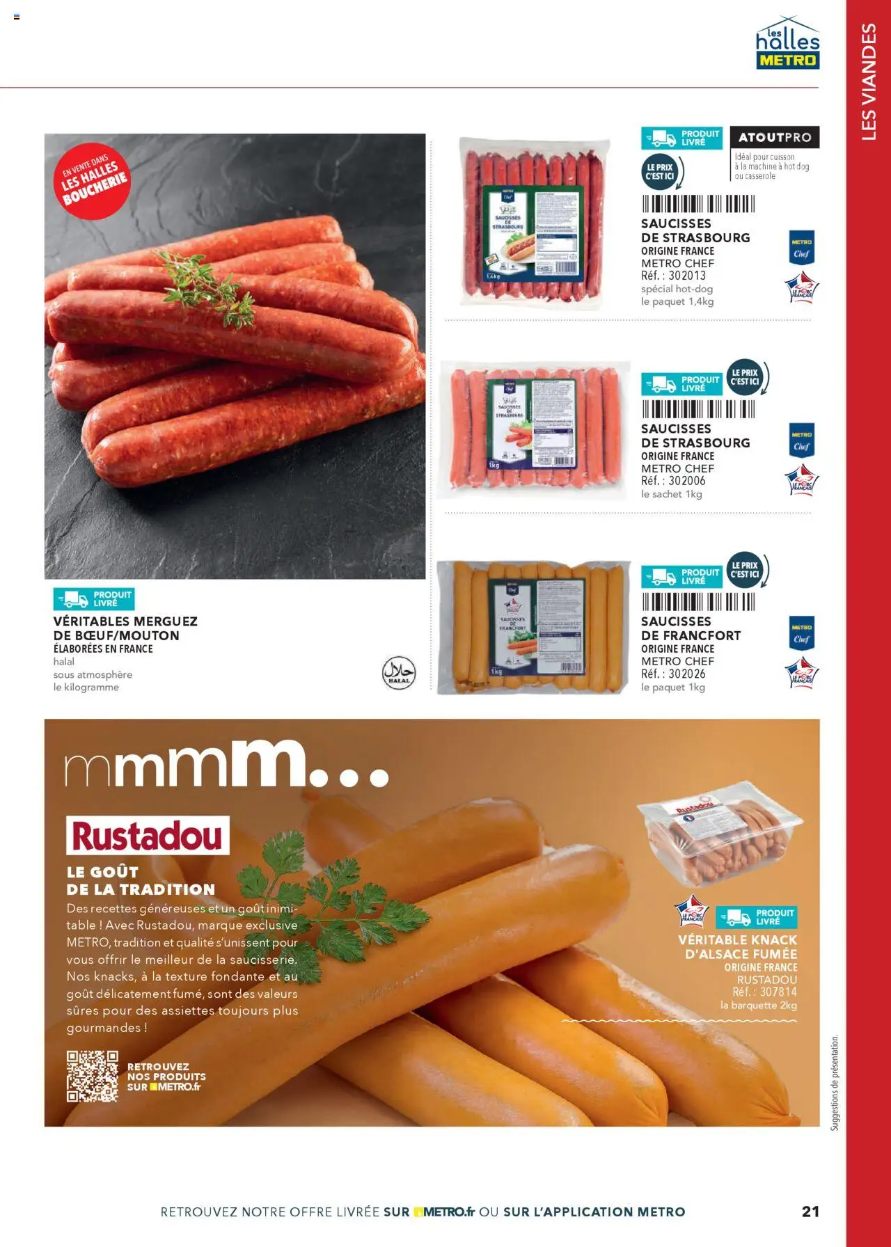  | Page: 21 | Produits: Merguez, Table, Hot dog, Livre