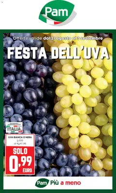 Anteprima del volantino Volantino PAM	 valido a partire dal 21.08.2025