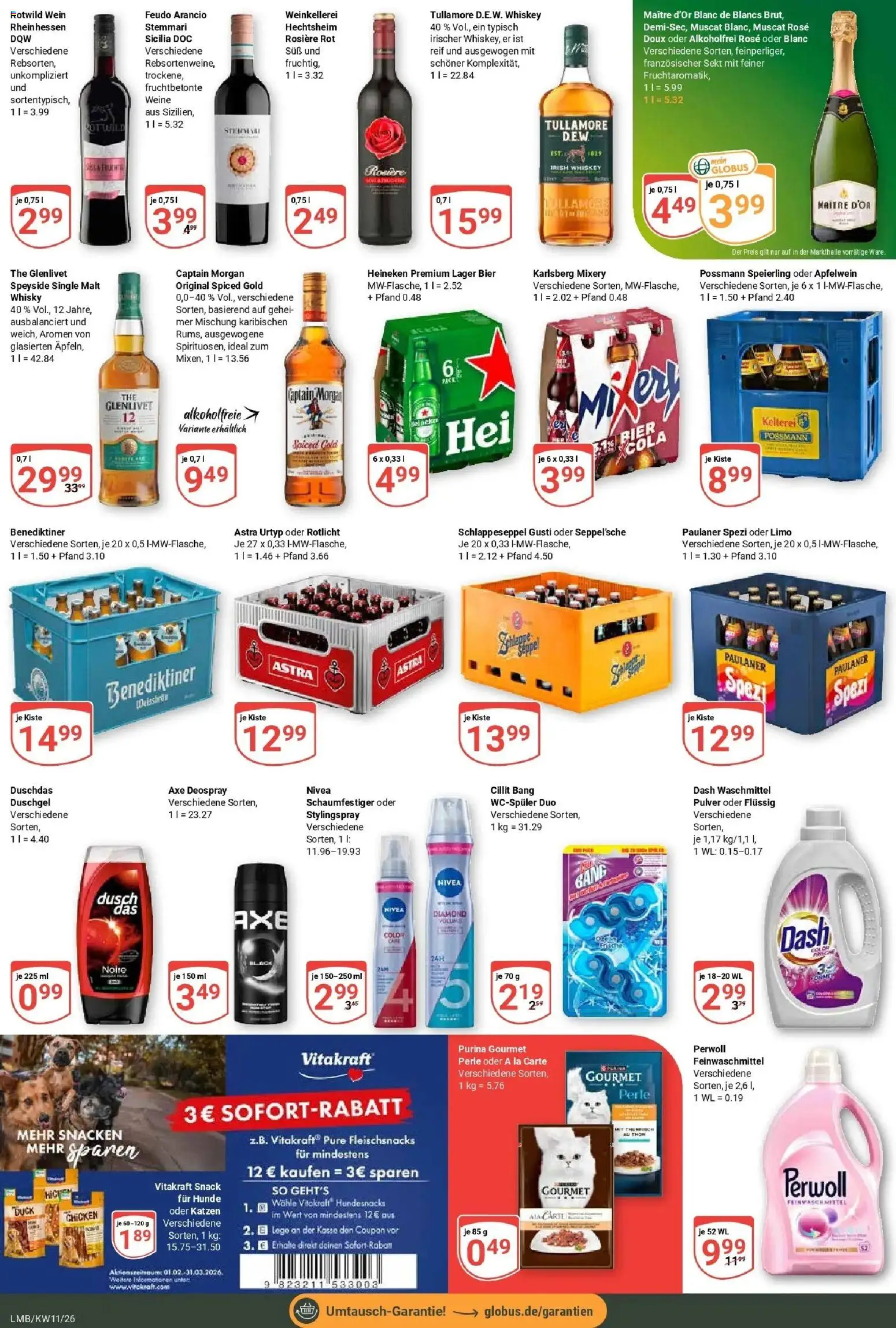 Globus prospekt Limburg	 – gültig ab 09.03.2026 | Seite: 5 | Produkte: Cola, Astra, Waschmittel, Mixery