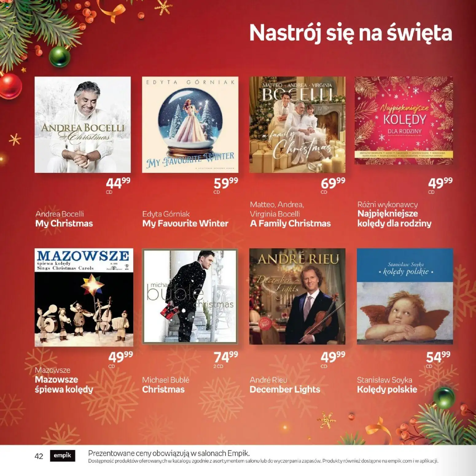 Empik promocje - Xmas Muzyka od 26.11.2025 | Strona: 42