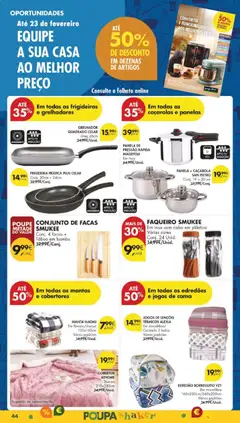 Pré-visualização PANELA DE PRESSÃO RÁPIDA MAGEFESA, Em inox 6Lt válido de 17.02.2026 | Página: 54