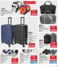 Putna torba, 100% poliesterska vlakna, dimenzije cca. 55x30x29 cm, razne boje, komad - Pregled kataloga iz trgovine Kaufland, vrijedi od 18.03.2026 | Stranica: 35 | Proizvodi: Gin, Tonic, Ruksak, Putna torba