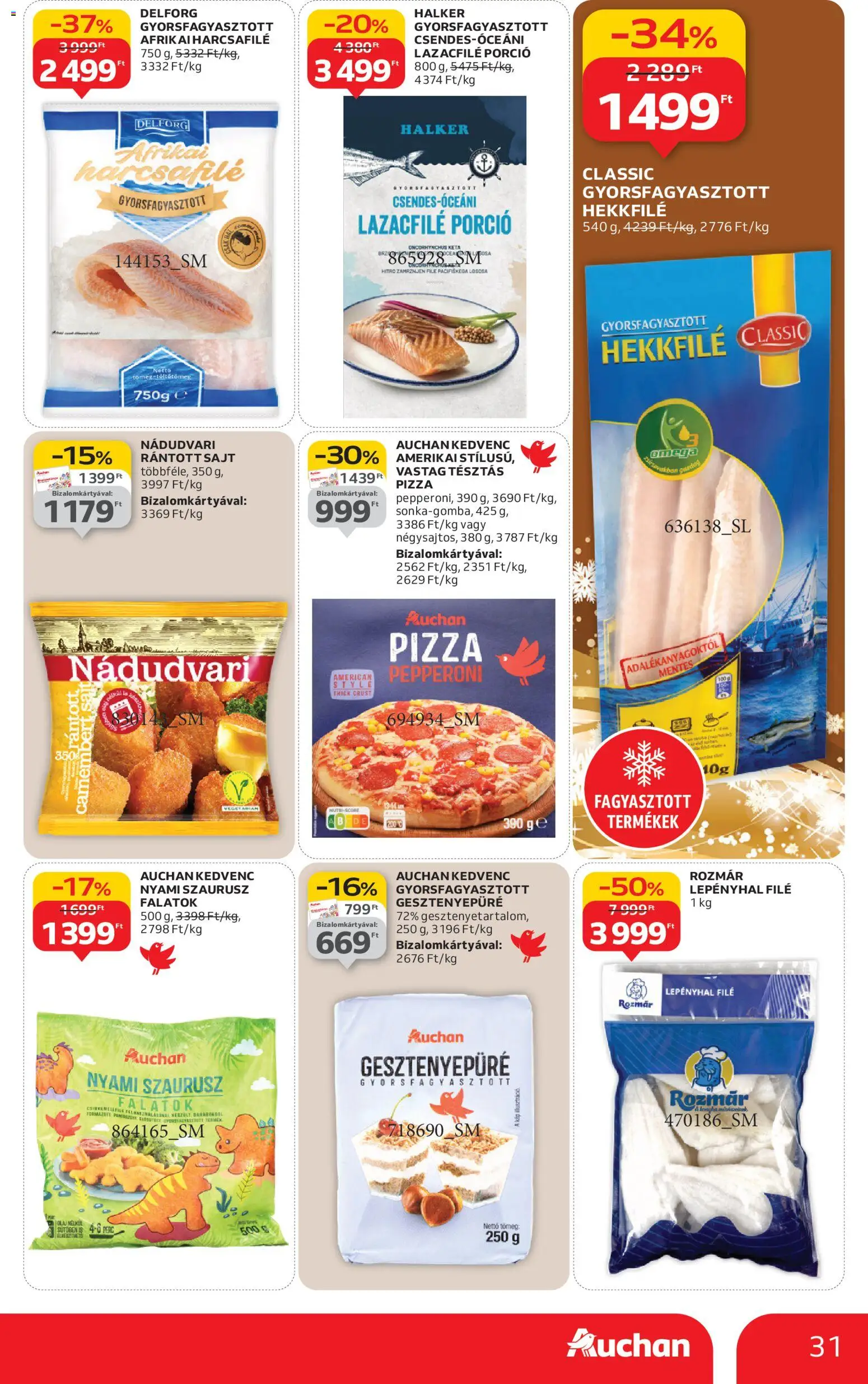 Auchan akciós ujság - amely érvényes a következő dátumtól: 04.12.2025 | Oldal: 31