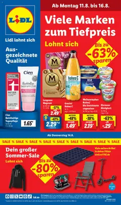 Lidl Prospekt Uffenheim gültig ab dem 11.08.2025