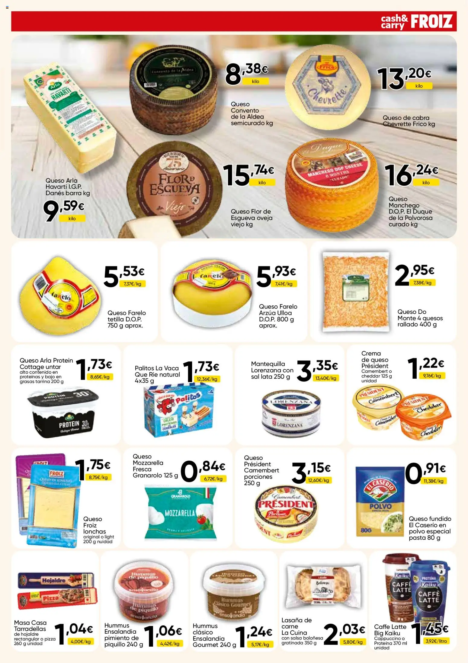 Froiz - Folleto Cash │ válido desde el 25.03.2026 | Página: 11 | Productos: Γραβάτα, Polvo, Κάδος απορρυμάτων, Lasaña