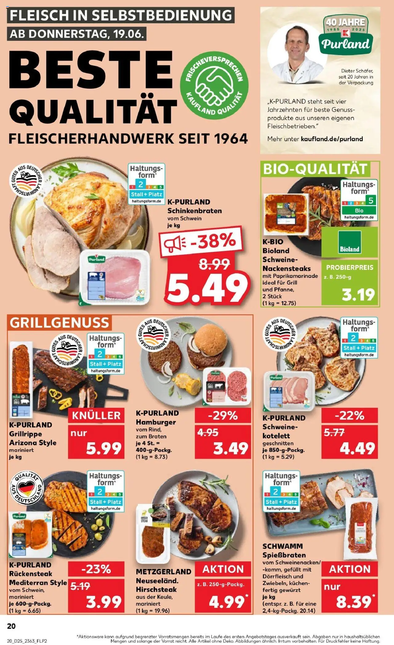 Kaufland prospekt Bersenbrück	 - gültig ab dem 22.06.2025 | Seite: 33 | Produkte: Nackensteaks, Grill, Steak, Fleisch
