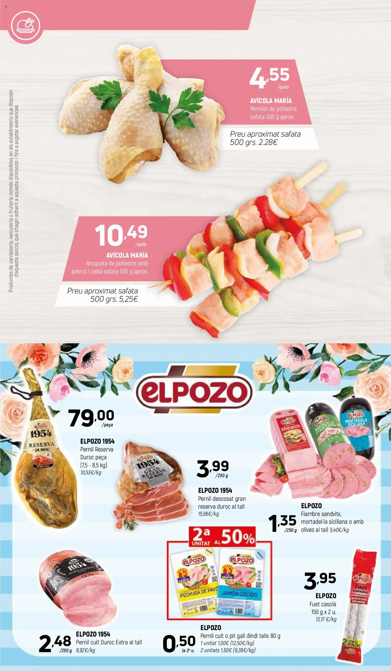 Coviran - Cataluna │ válido desde el 07.04.2026 | Página: 4 | Productos: Jamón, Jamón cocido, Mortadela