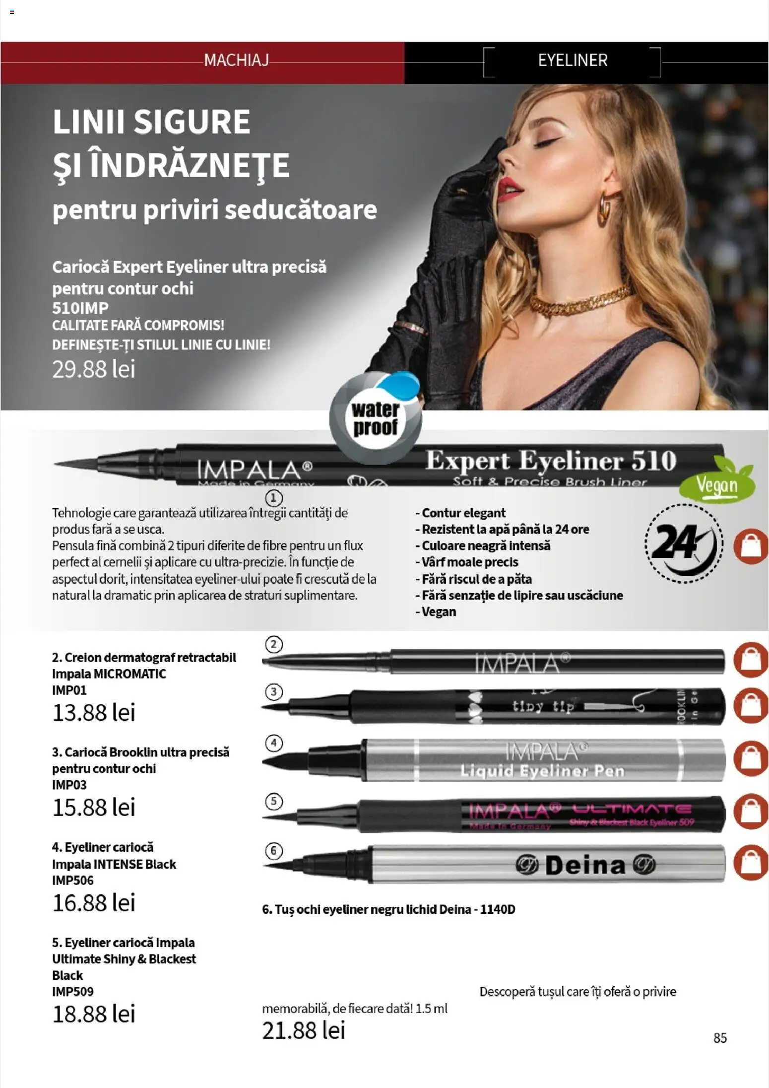 Noul catalog Lady’s – valabil de la 10.11.2025 | Pagină: 87 | Produse: Machiaj, Apă
