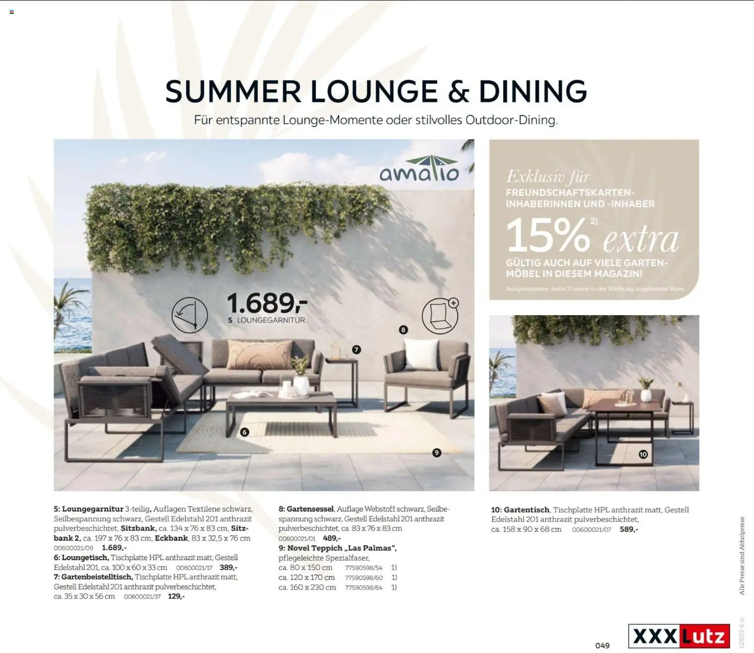 XXXL Lutz My Home Garten – gültig ab 23.02.2026 | Seite: 49 | Produkte: Teppich