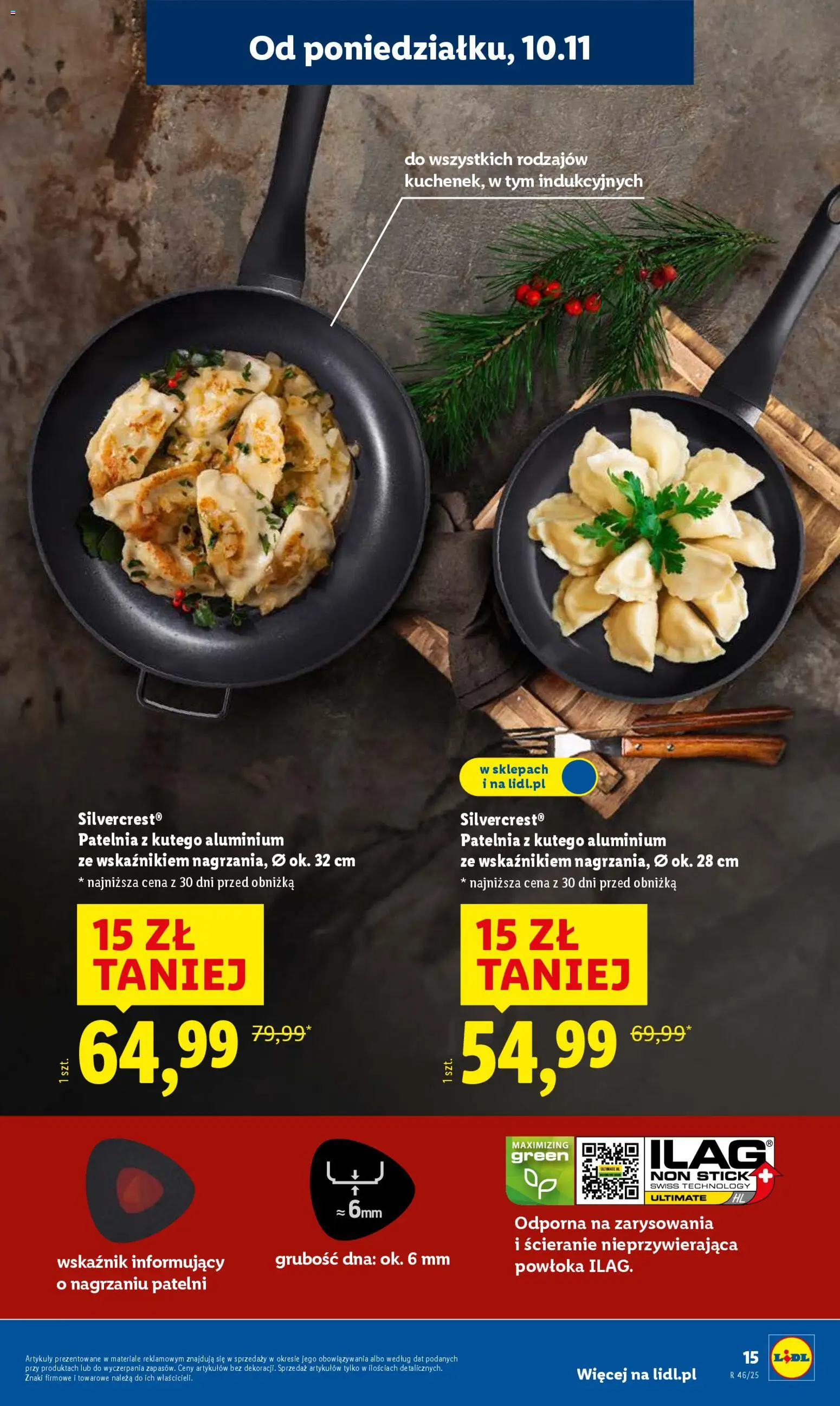 Lidl Katalog od 10.11.2025 | Strona: 19 | Produkty: Patelnia