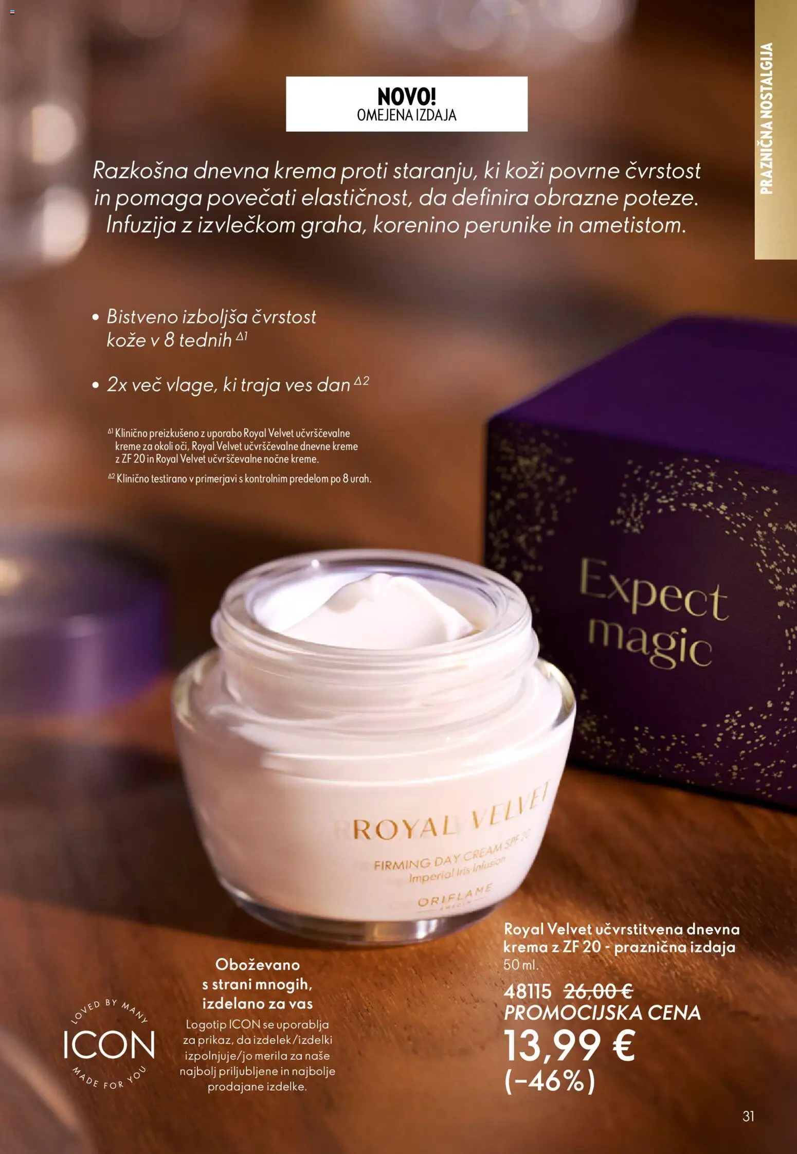 Novi Oriflame katalog ponudbe – veljaven od 19.11.2025 | Stran: 31 | Izdelki: Krema