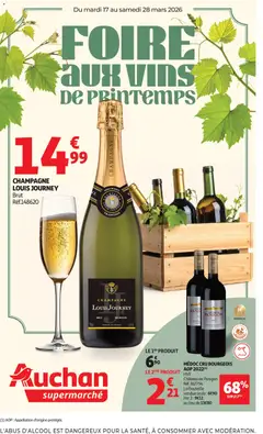 Auchan folder Vins supermarché - Voorbeeld van een folder van Auchan, geldig van 17.03.2026