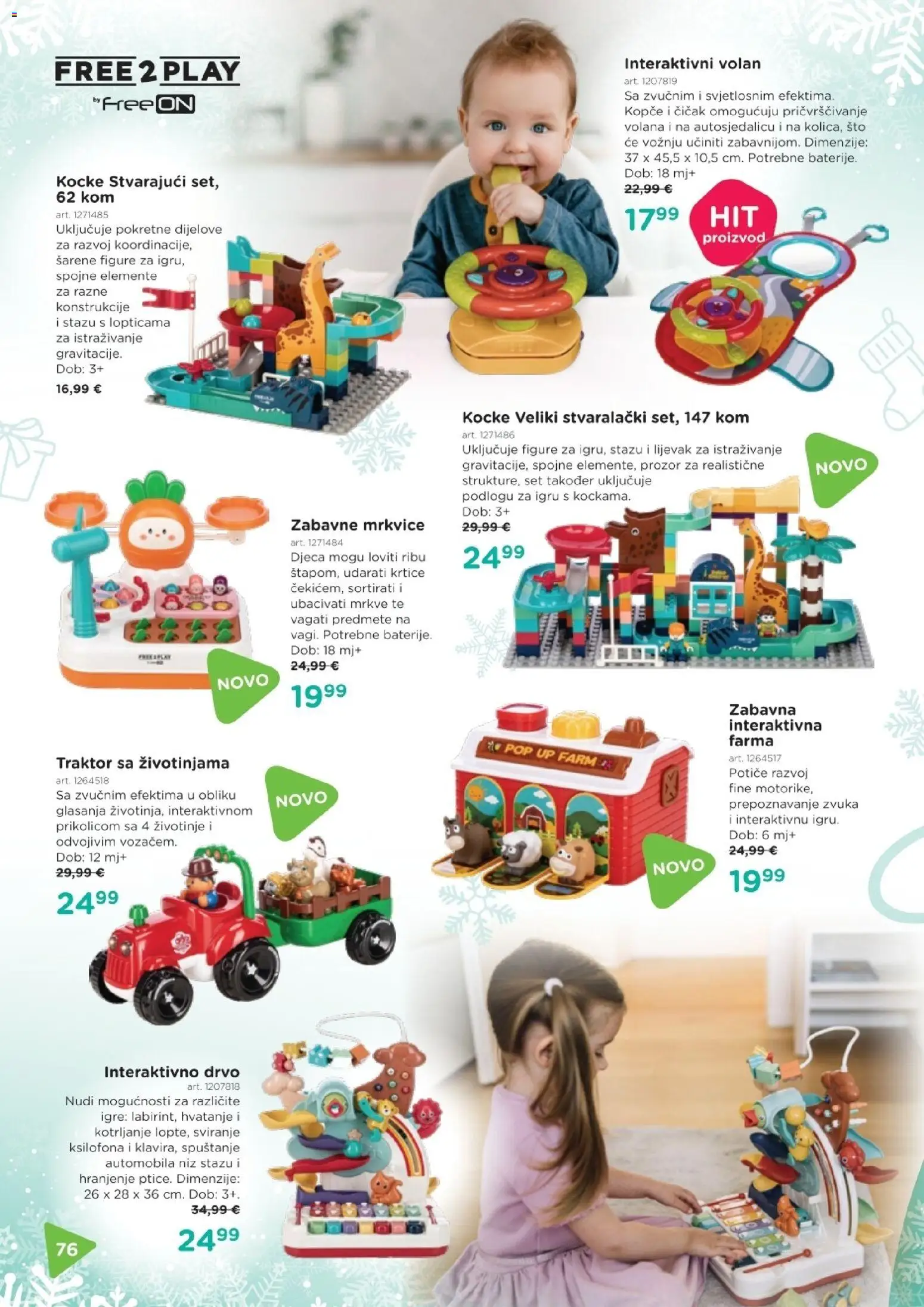 Baby Center katalog | vrijedi od 01.11.2025 | Stranica: 76 | Proizvodi: Baterije, Traktor
