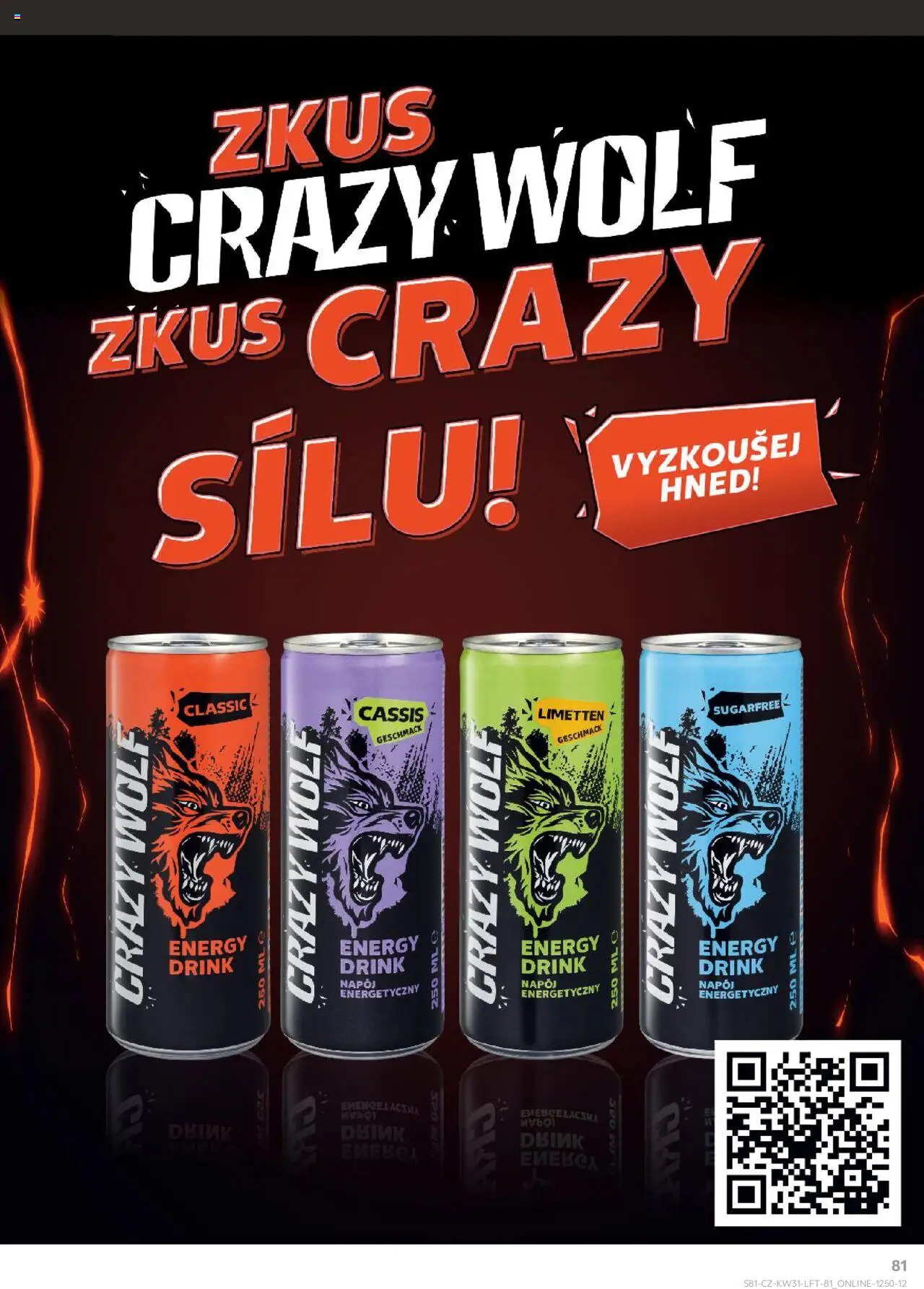 Kaufland leták - Liberec od 30.07.2025 | Strana: 81 | Produkty: Crazy Wolf, Energy drink