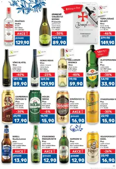 Náhled letáku PRAŽSKÁ Vodka, Vodka 37,5%, 0,5 l láhev od 08.04.2026 | Strana: 25