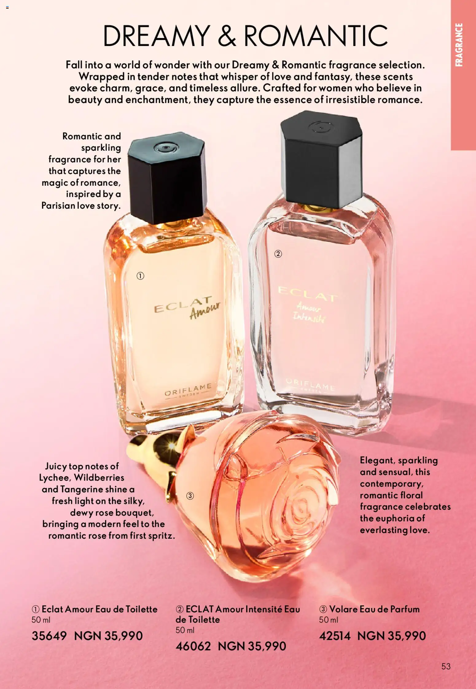 Oriflame - Catalogue 12/2025 valid from 01.12.2025 | Page: 53 | Products: Eau de toilette, Fragrance