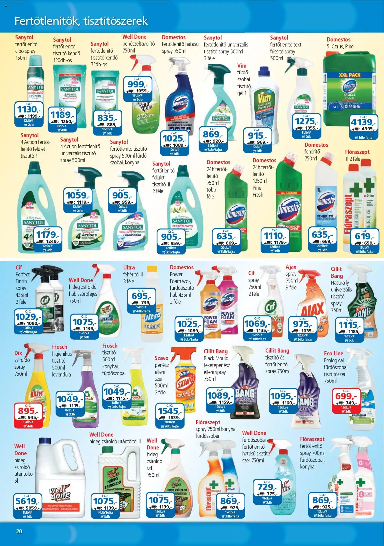 ÁRKLUB akciós ujság - amely érvényes a következő dátumtól: 01.02.2026 | Oldal: 20 | Termékek: Kendő, Törlőkendő, Fürdőszoba, Levendula