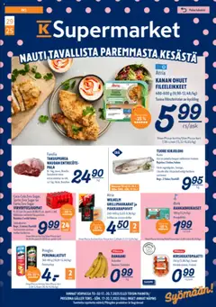 Katso K-Supermarket tarjoukset voimassa alkaen 17.07.2025
