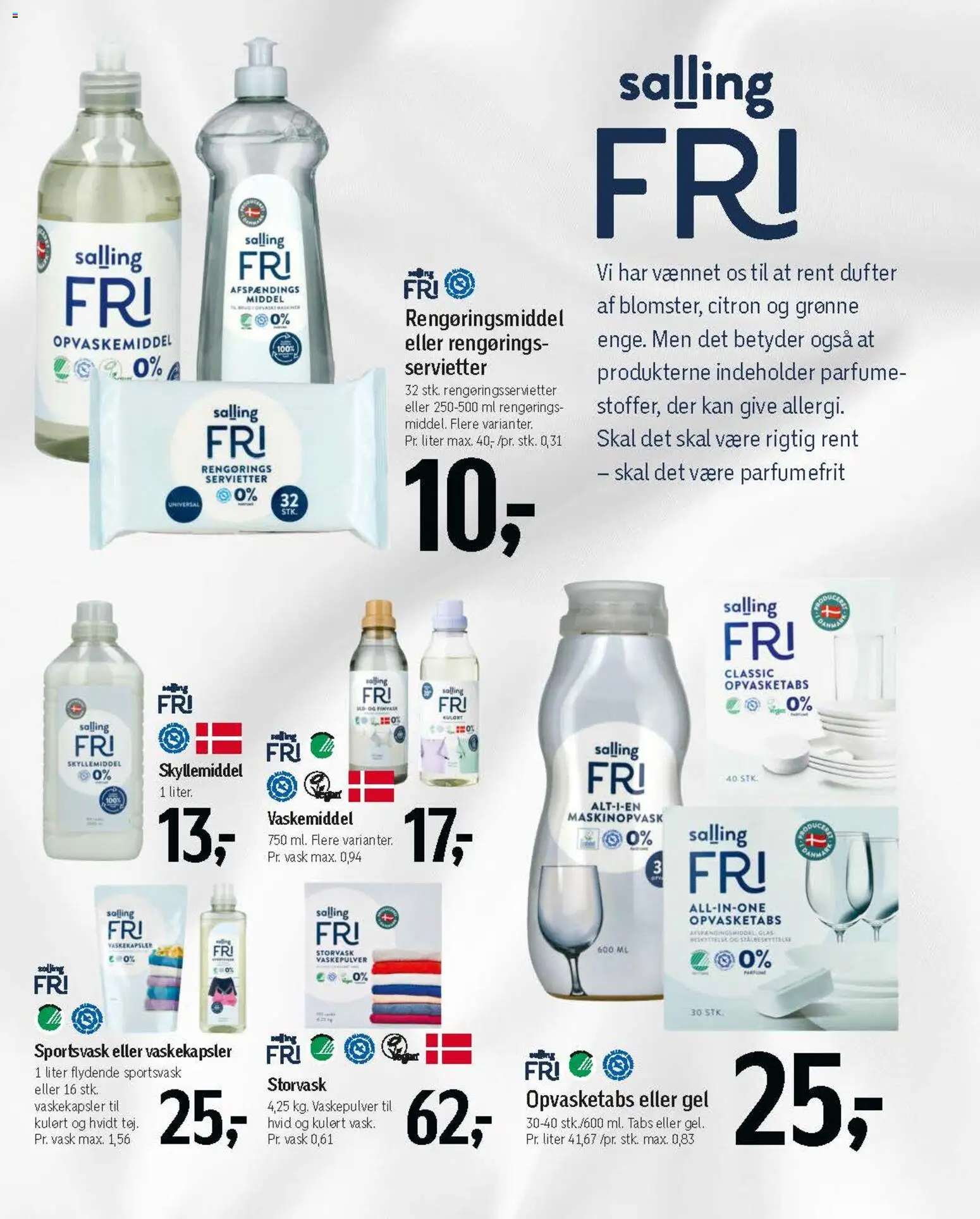 Føtex tilbudsavis – gyldig fra 13.03.2026 | Side: 10 | Produkter: Parfume, Vaskepulver, Skyllemiddel, Opvaskemiddel