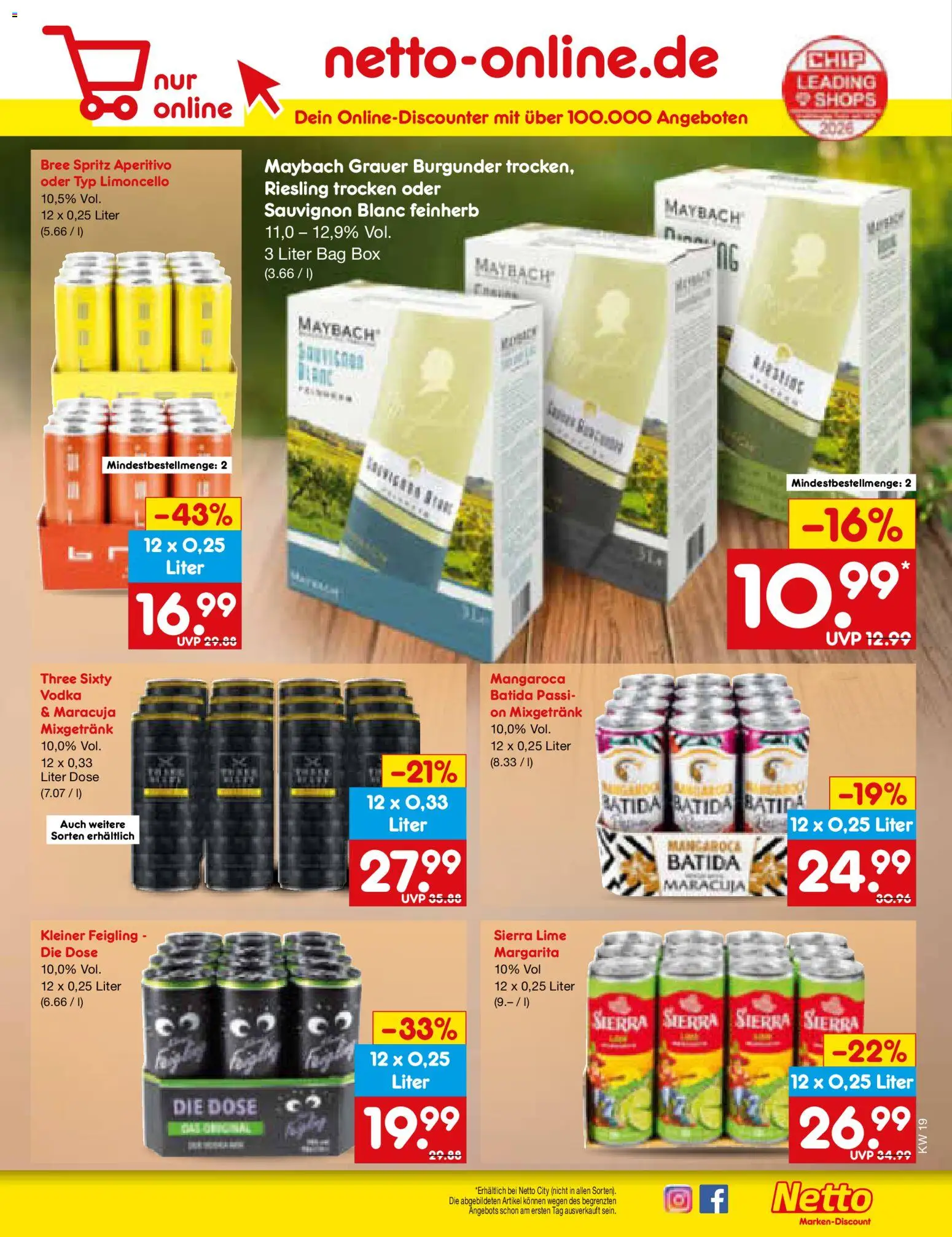 Netto Marken-Discount Prospekt 	 – gültig ab 04.05.2026 | Seite: 51 | Produkte: Kleiner feigling, Box, Bree, Limoncello